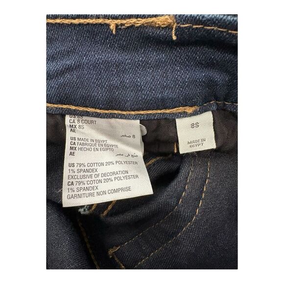 Style & Co dark wash straight leg jeans size 8 short - Picture 5 of 5